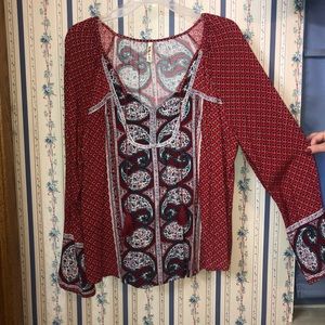 Live 4 Truth bell sleeve top